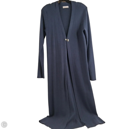 Cardigan By Nine West Apparel In Blue, Size: M
