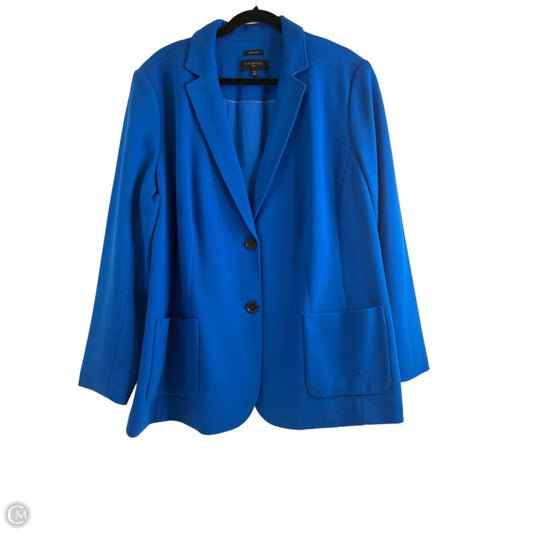 Blazer By Talbots In Blue, Size: 3x