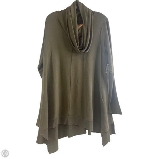 Top Long Sleeve By Cupio In Green, Size: 1x