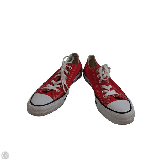 Shoes Sneakers By Converse In Red & White, Size: 7