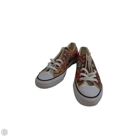 Shoes Sneakers By Converse In Orange & Yellow, Size: 8