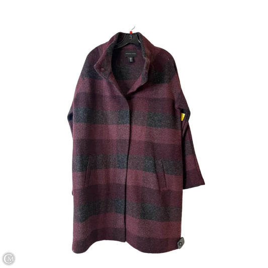 Coat Other By Adrienne Vittadini In Black & Purple, Size: Xl