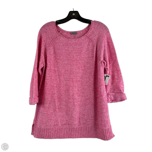 Top Long Sleeve By Talbots In Pink, Size: M