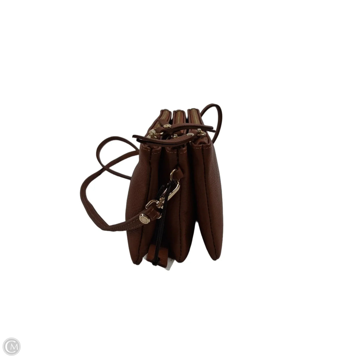Crossbody Leather By Clothes Mentor, Size: Medium