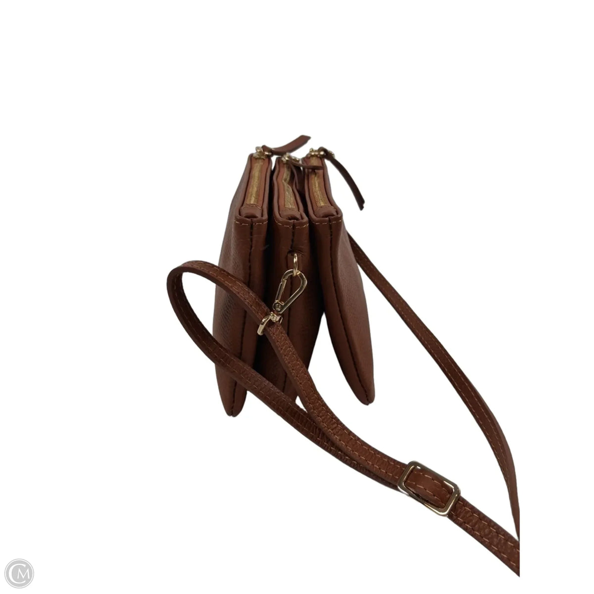 Crossbody Leather By Clothes Mentor, Size: Medium