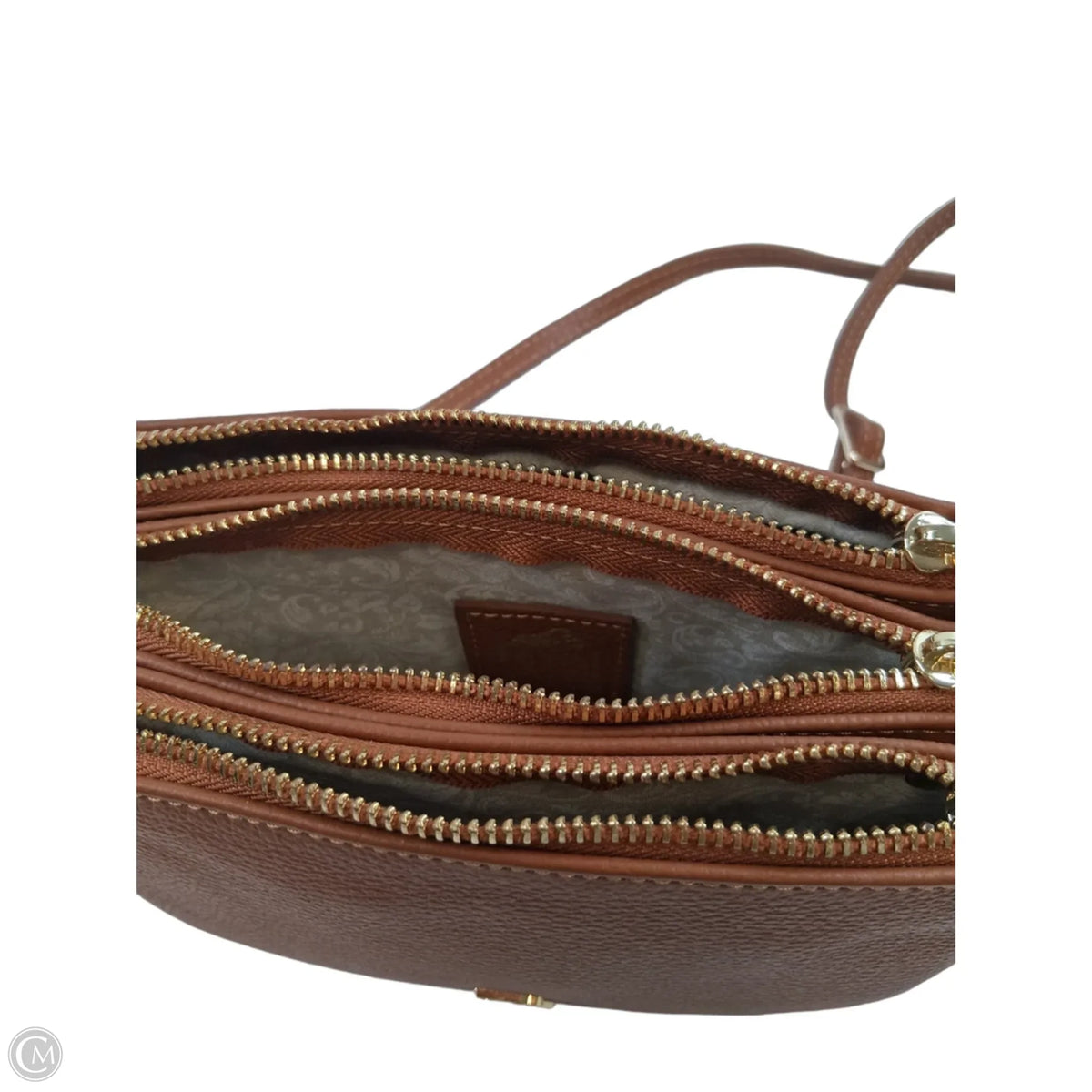 Crossbody Leather By Clothes Mentor, Size: Medium