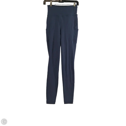 Athletic Leggings By Lululemon In Blue, Size: 4