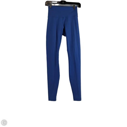 Athletic Leggings By Lululemon In Blue, Size: 4