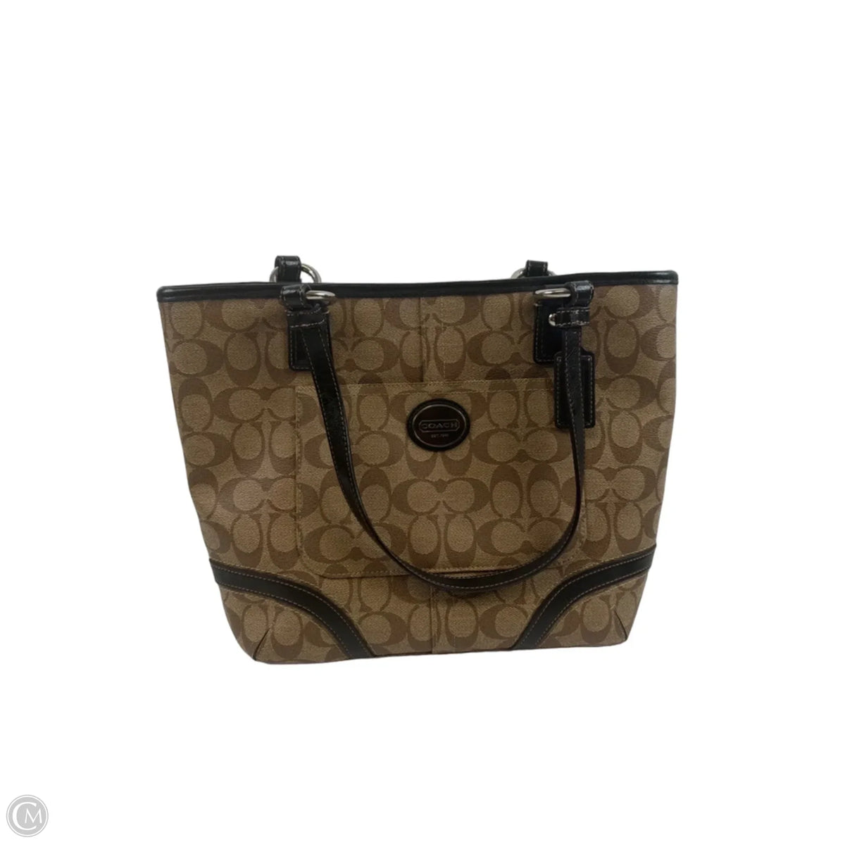Tote Designer By Coach, Size: Large