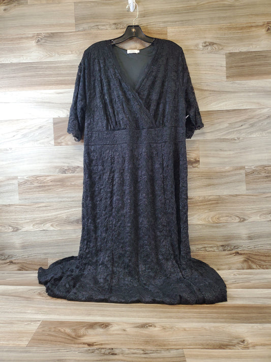 Dress Casual Maxi By Clothes Mentor In Black, Size: 2x