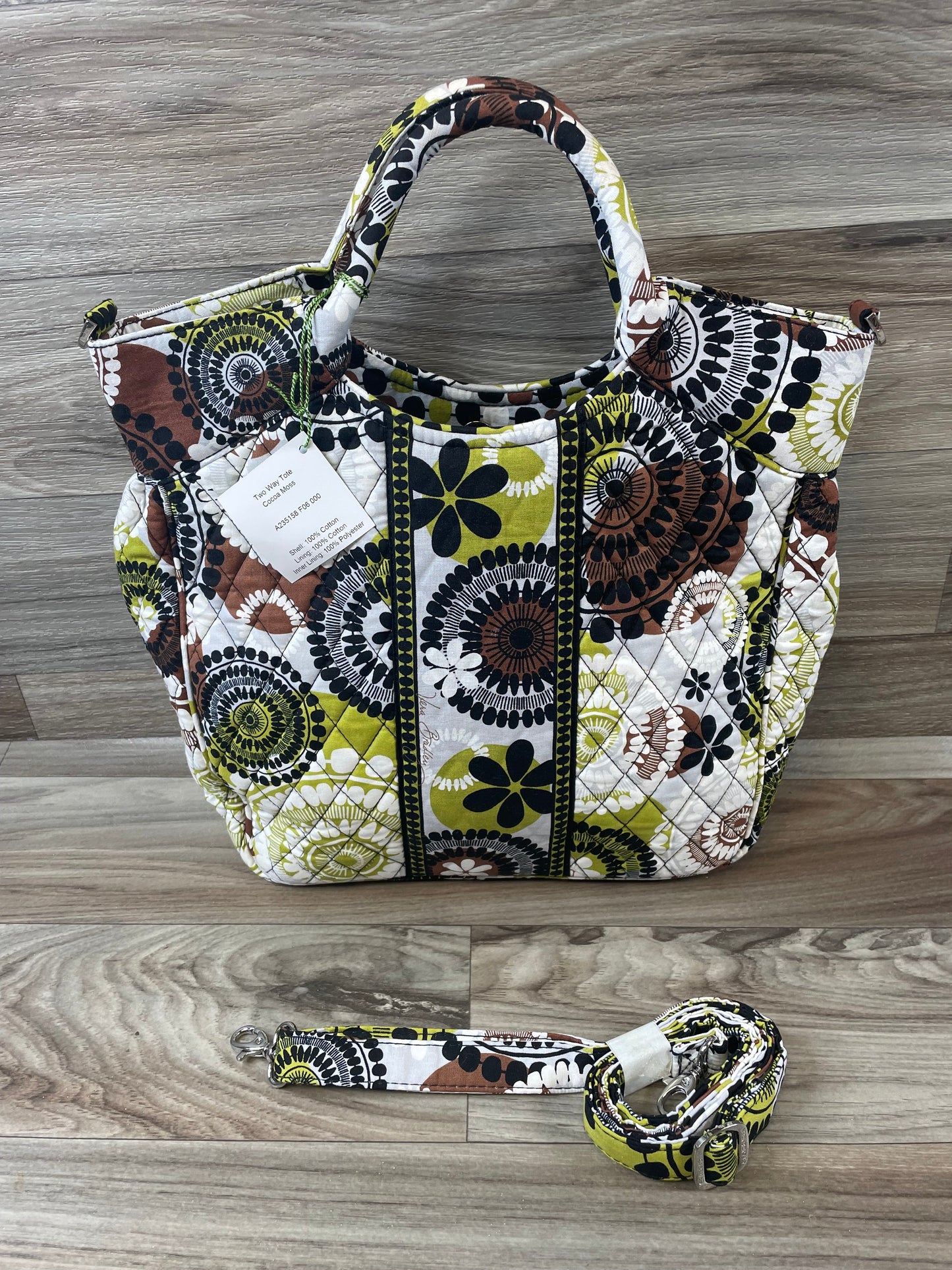 Handbag By Vera Bradley, Size: Medium