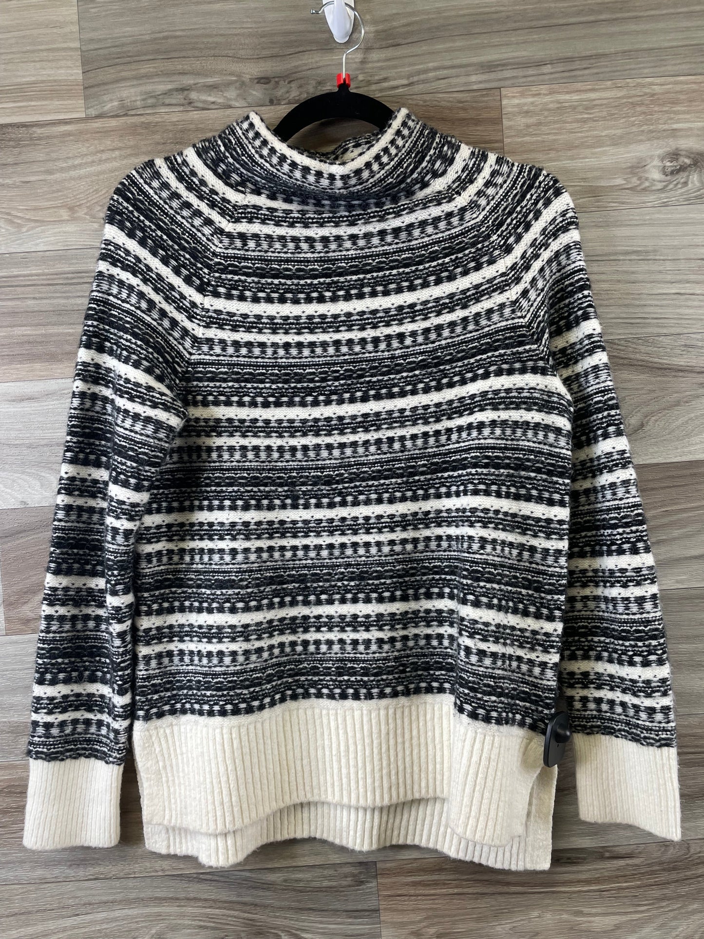 Sweater By Talbots In Black & White, Size: Xs