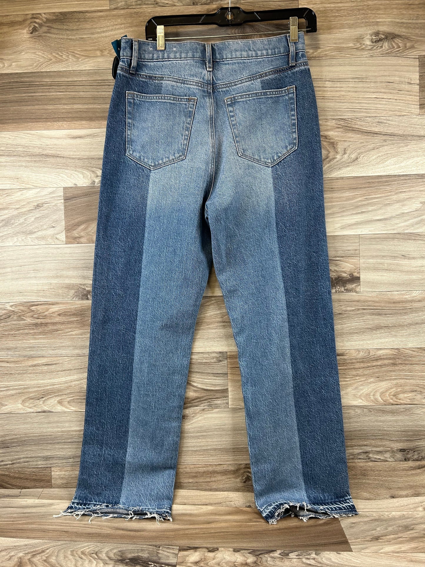 Jeans Straight By Loft In Blue Denim, Size: 8