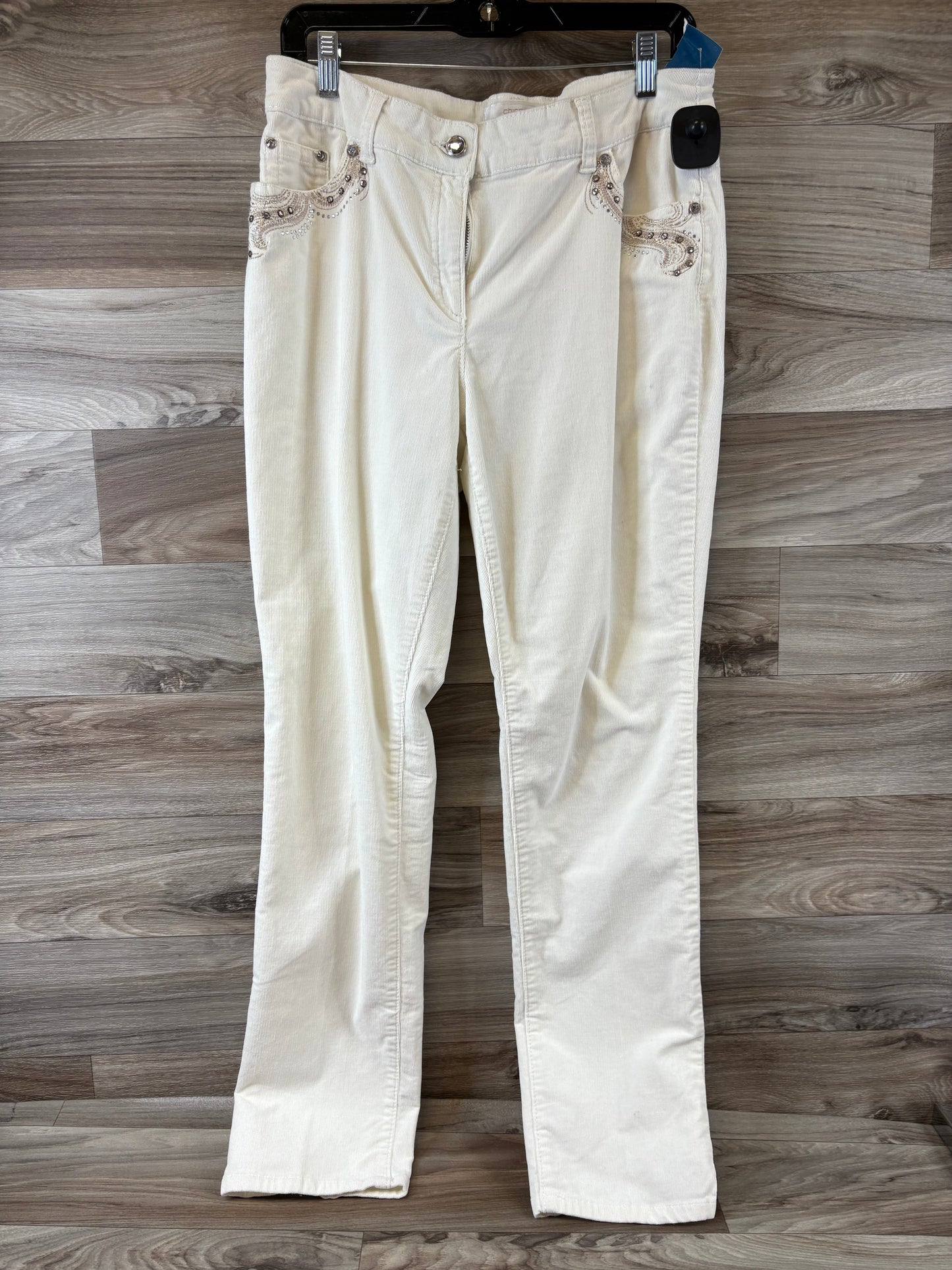 Pants Corduroy By Chicos In Cream, Size: 10