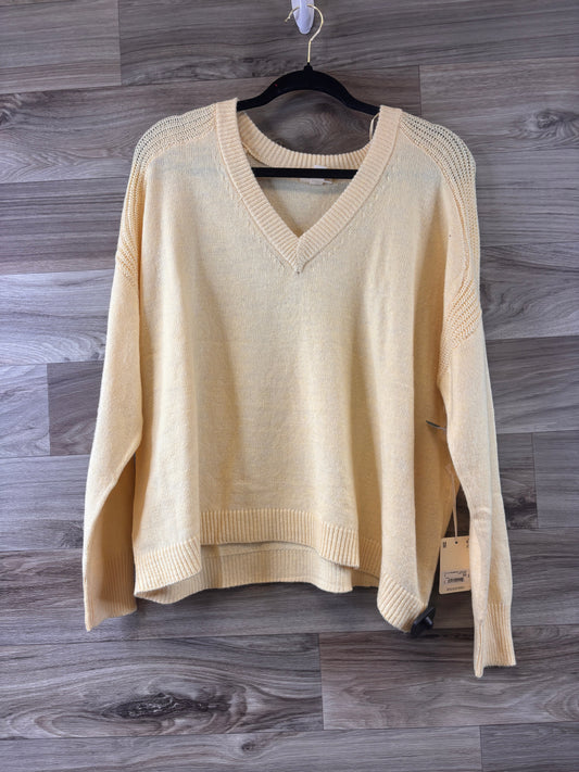 Top Long Sleeve Basic By Ana In Yellow, Size: M