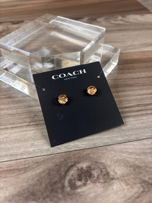 Earrings Designer By Coach, Size: 9.5