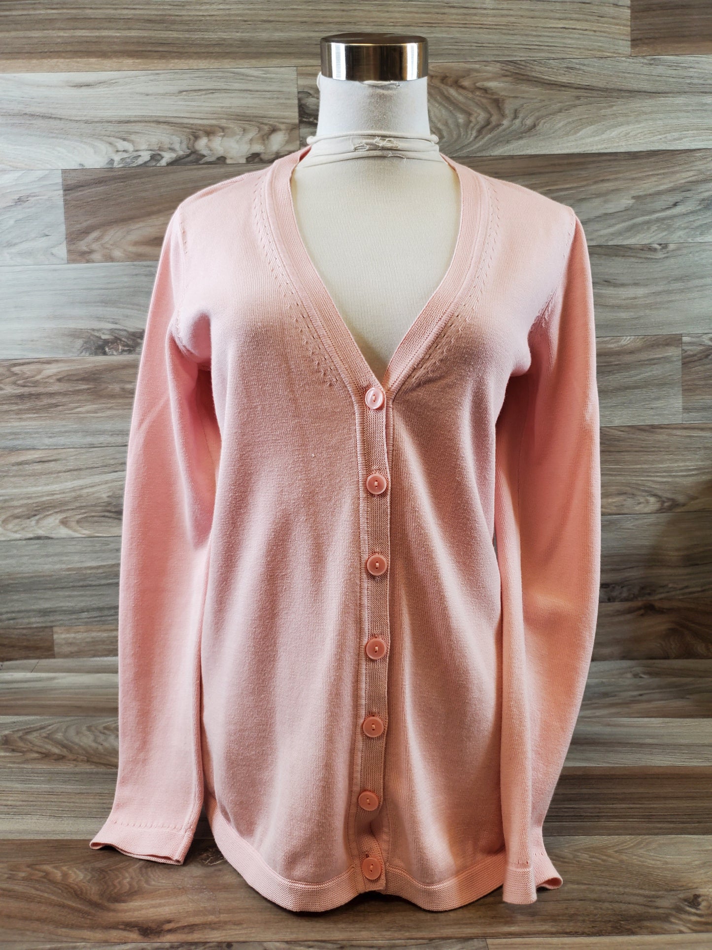 Cardigan By Talbots In Pink, Size: Xs