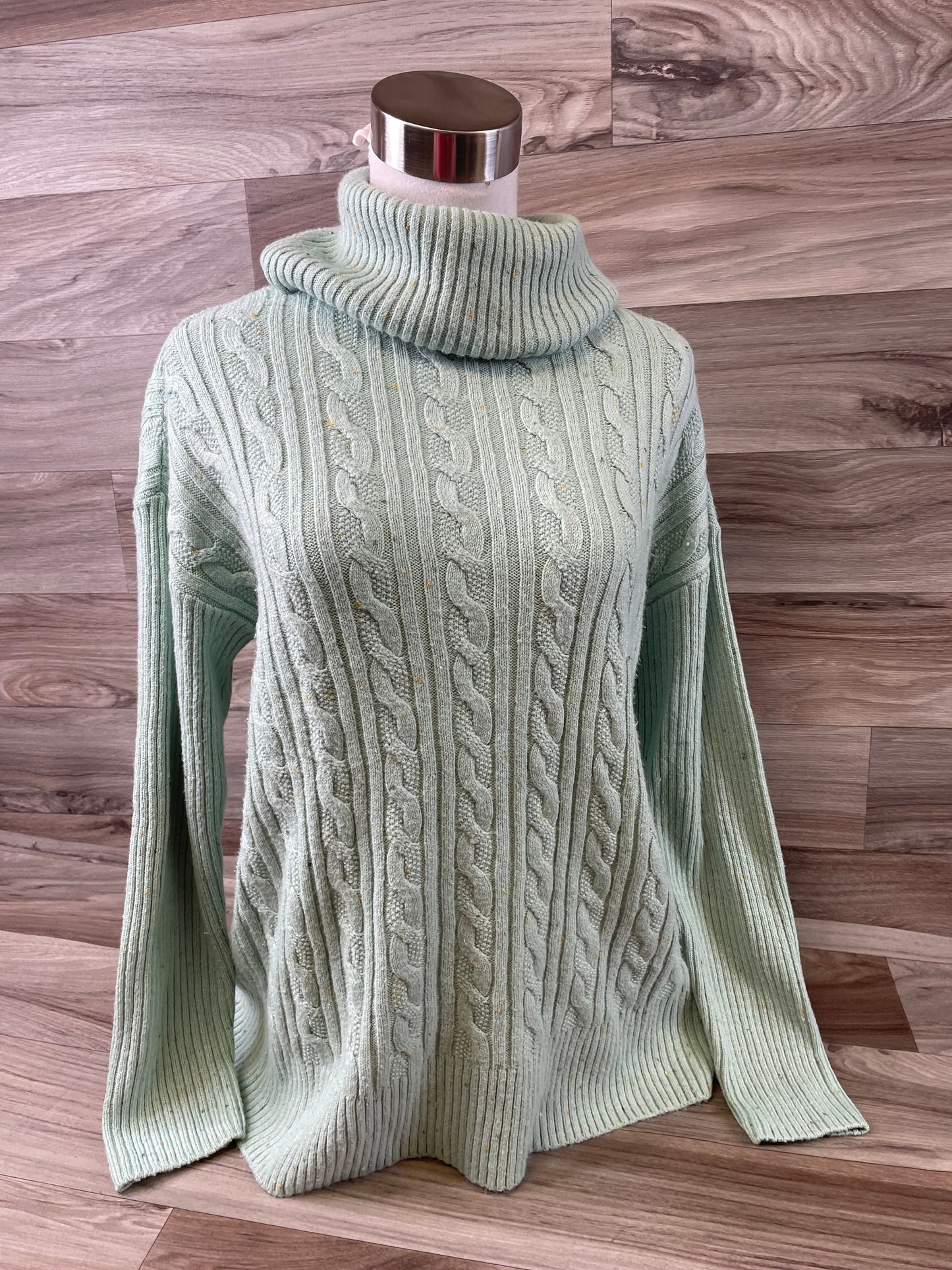 Sweater By Talbots In Green, Size: M