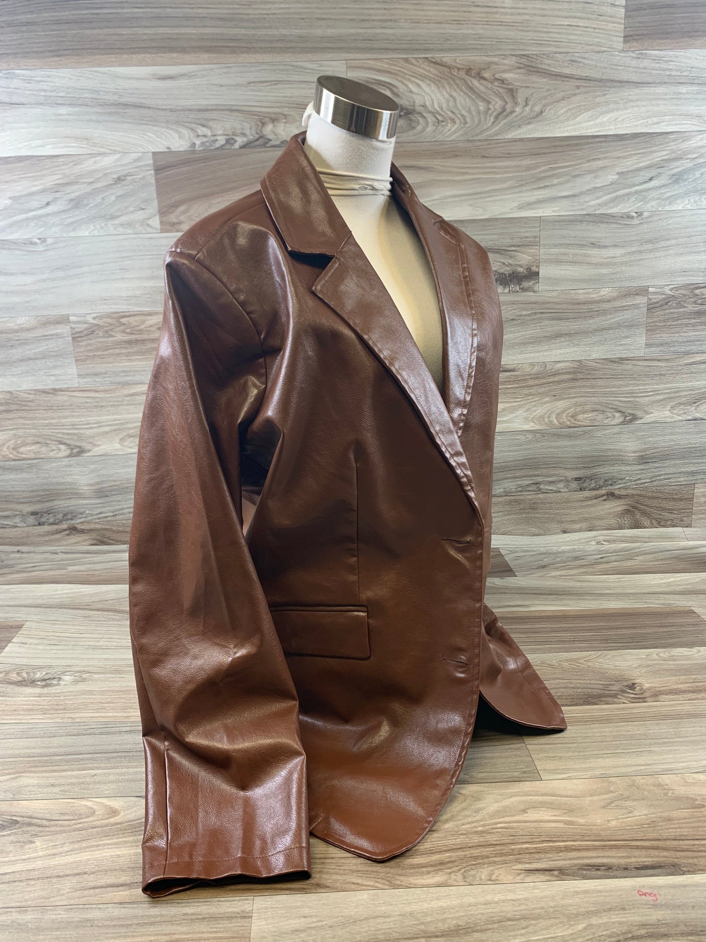 Blazer By Forever 21 In Brown, Size: Xl