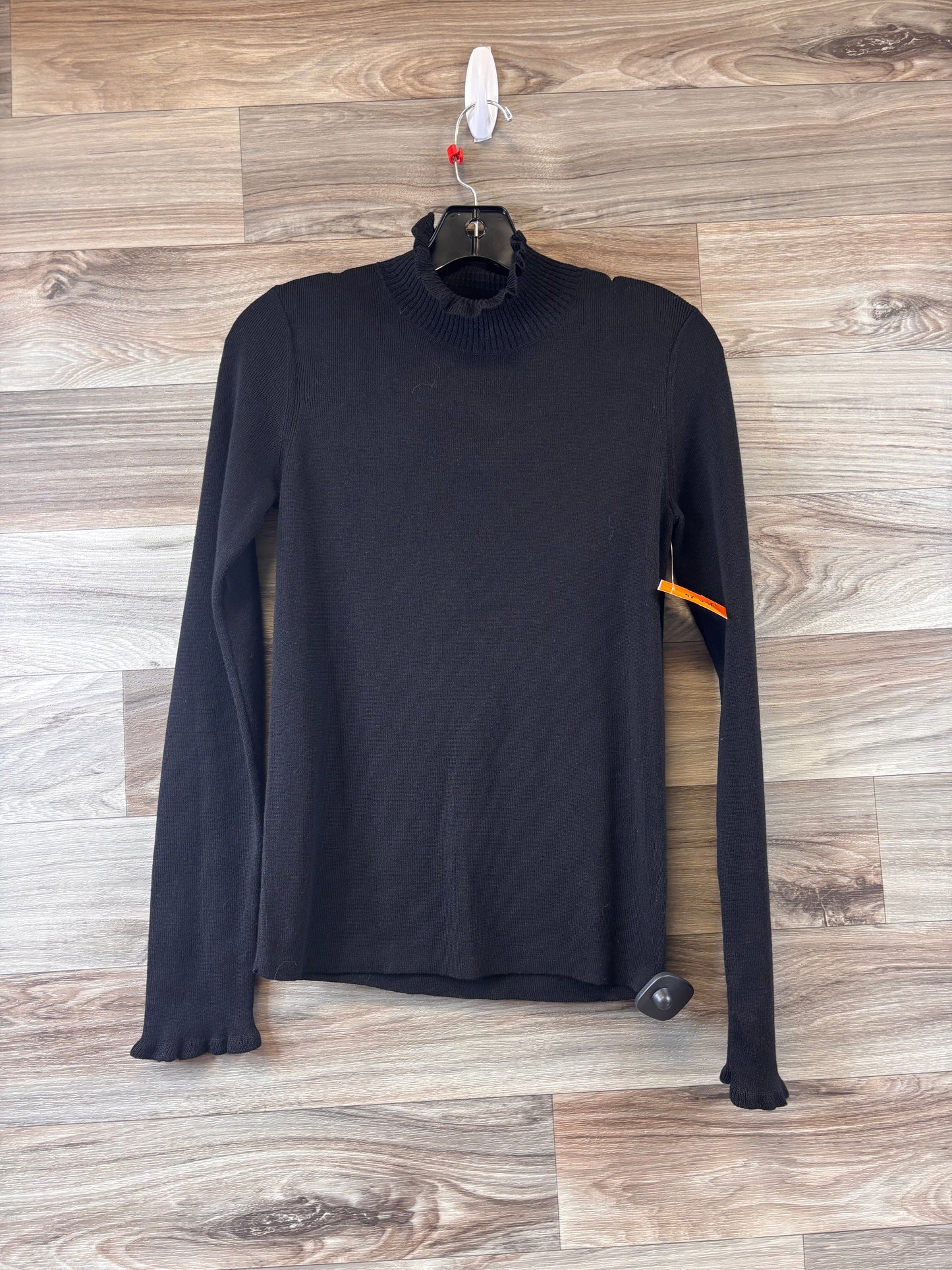 Top Long Sleeve By Who What Wear In Black, Size: S