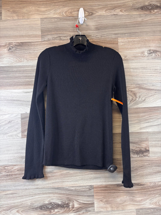 Top Long Sleeve By Who What Wear In Black, Size: S