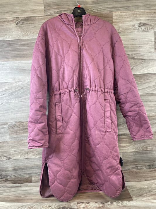 Coat Puffer & Quilted By Universal Thread In Purple, Size: M