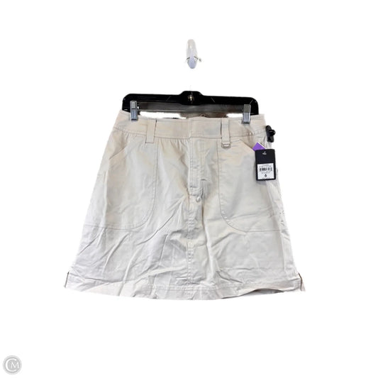 Skirt Midi By Chaus In Tan, Size: 6