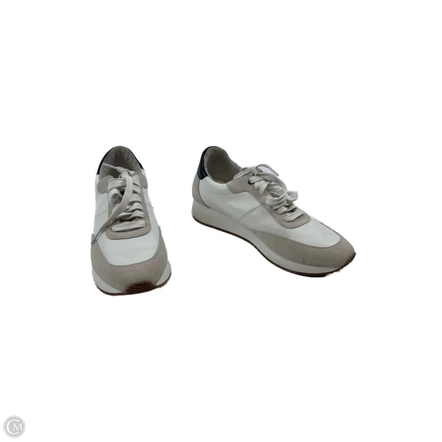 Shoes Sneakers By Banana Republic In Grey & White, Size: 8.5