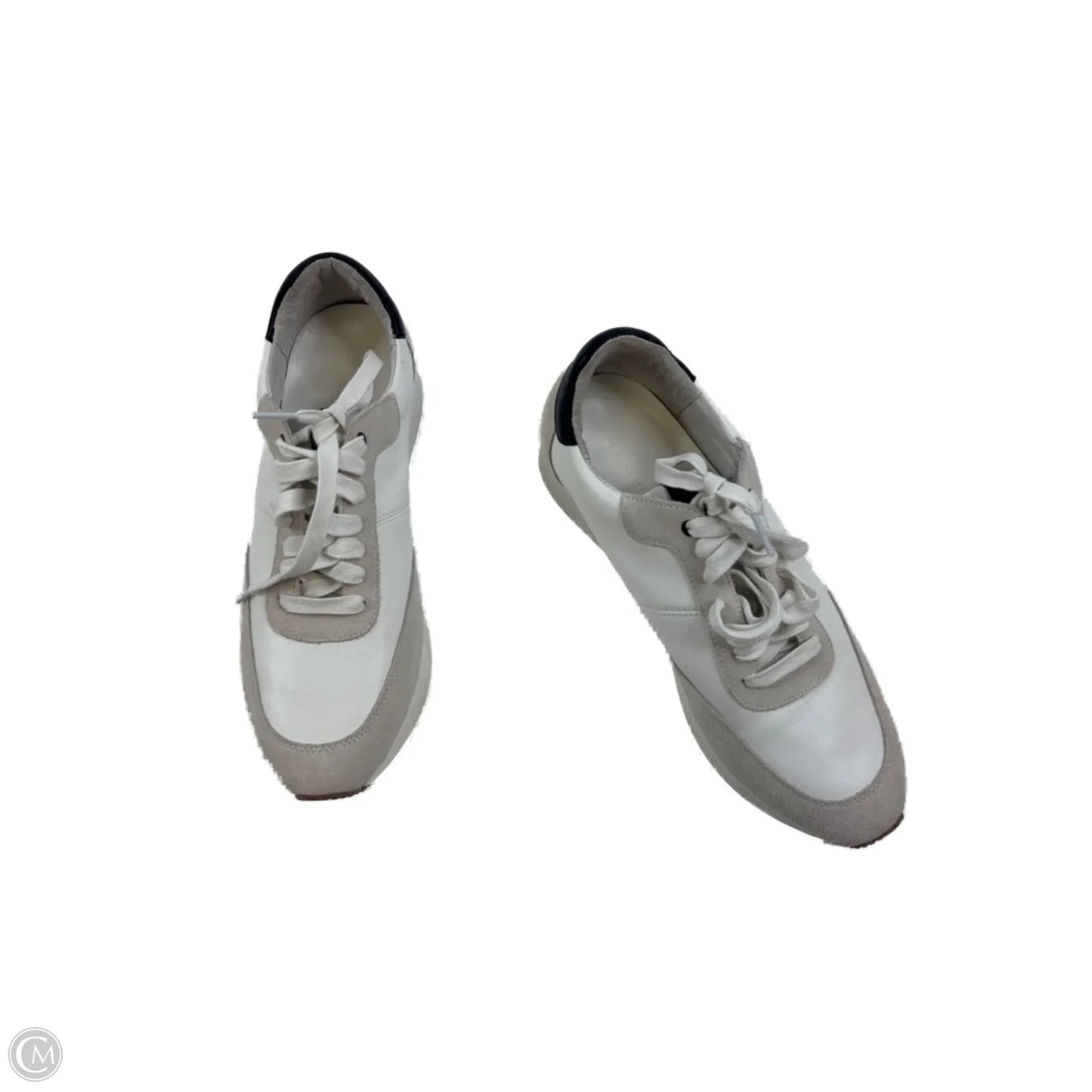 Shoes Sneakers By Banana Republic In Grey & White, Size: 8.5