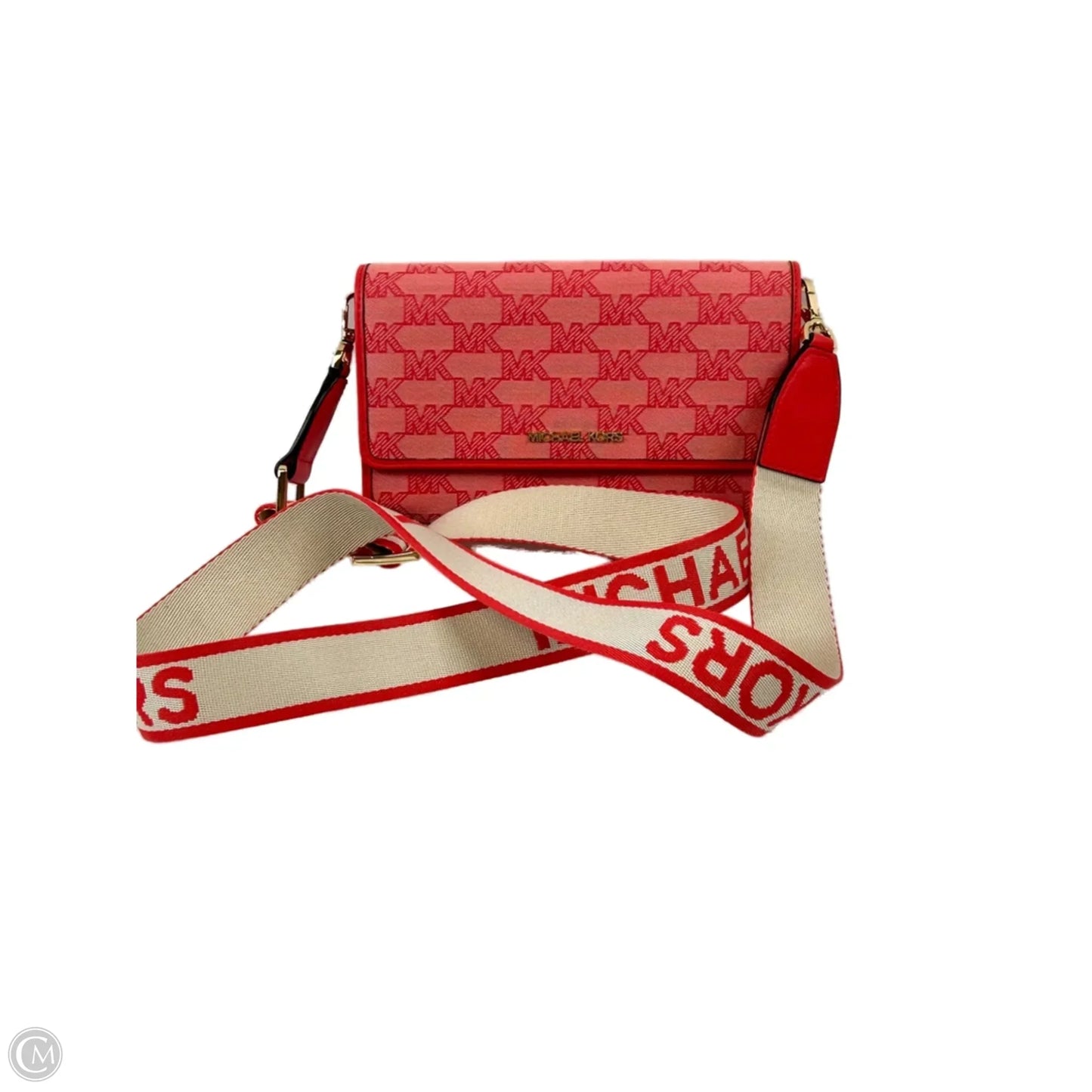 Crossbody Designer By Michael Kors, Size: Medium