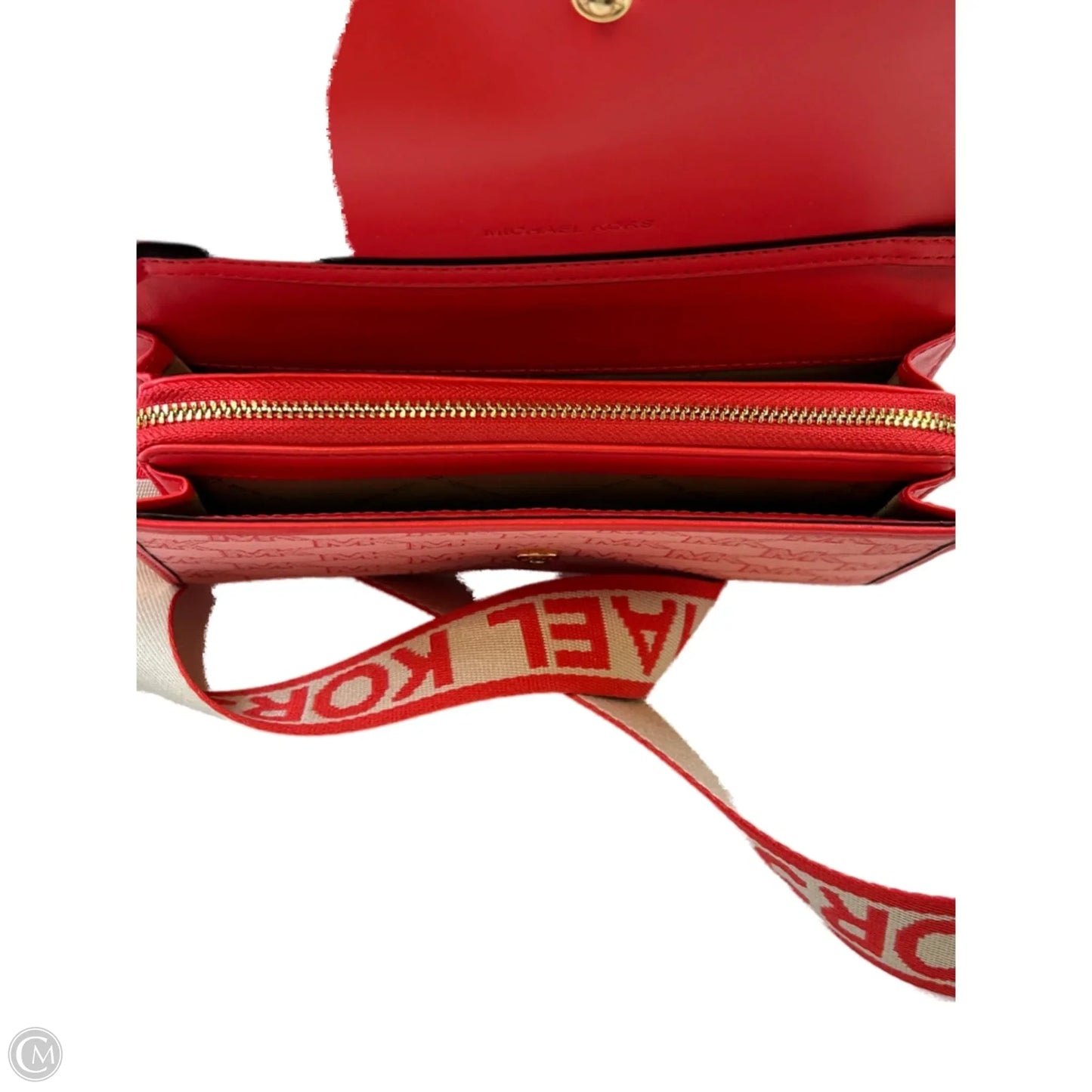 Crossbody Designer By Michael Kors, Size: Medium