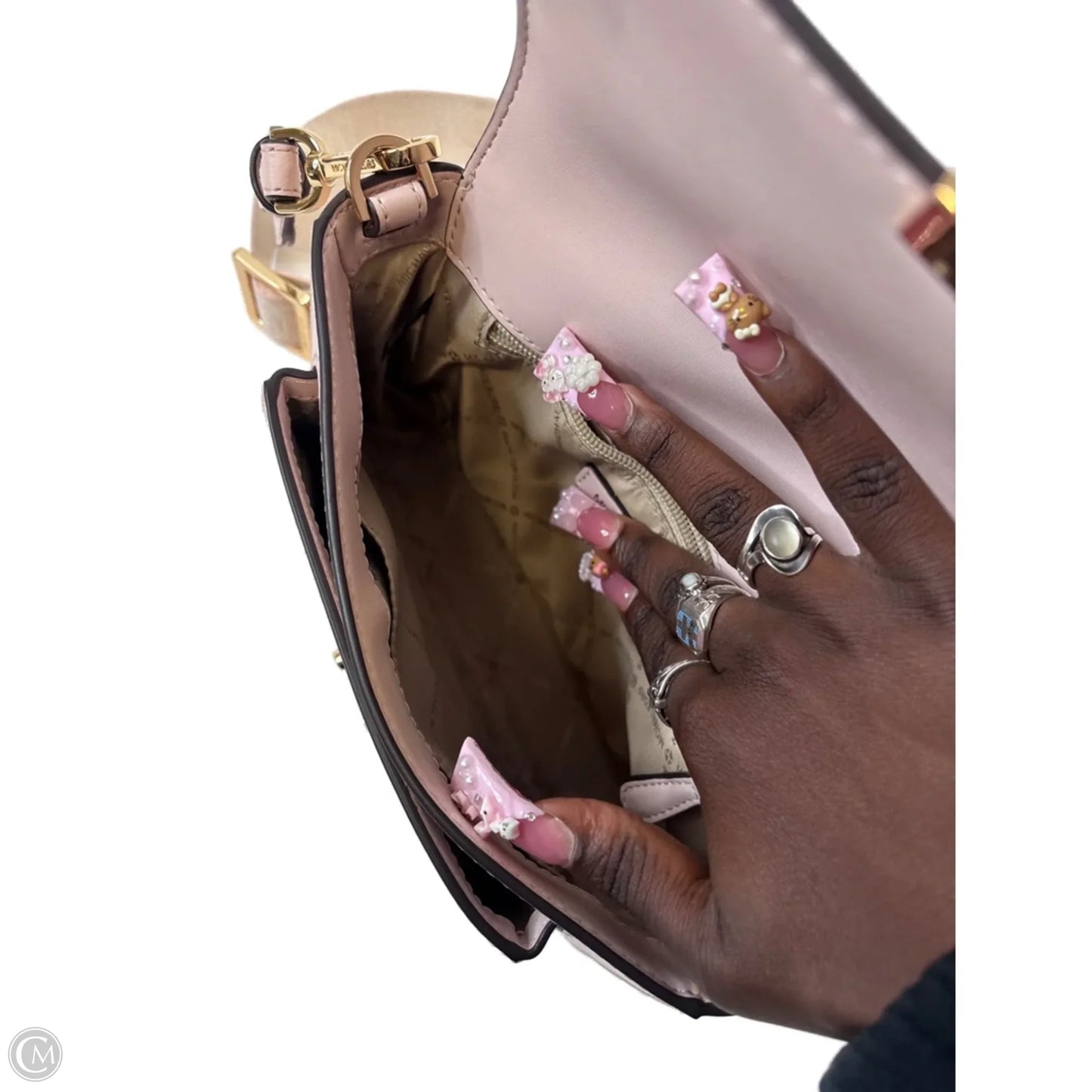 Crossbody Designer By Michael Kors, Size: Medium