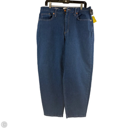 Jeans Straight By Universal Thread In Blue Denim, Size: 14
