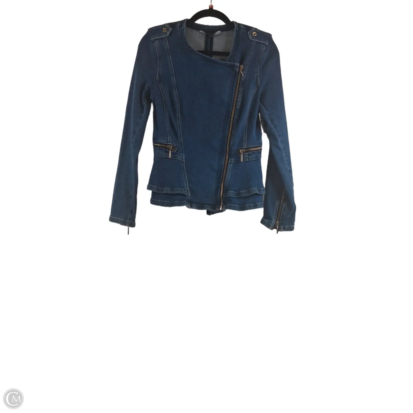 Jacket Denim By White House Black Market In Blue Denim, Size: S