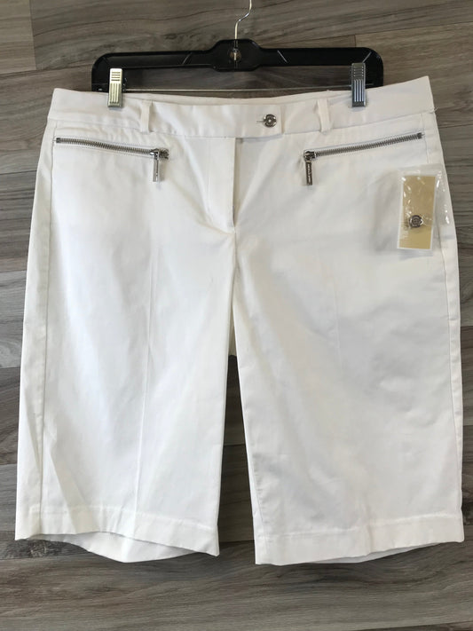 White Shorts Michael By Michael Kors, Size 12
