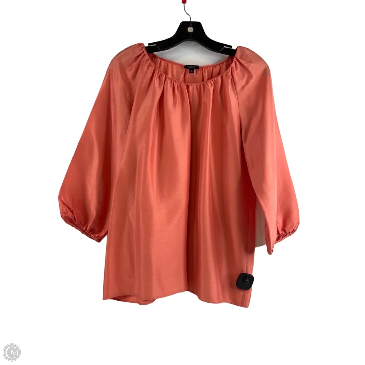 Top Long Sleeve By Talbots In Orange, Size: S