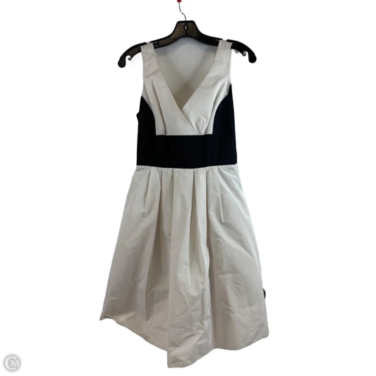 Dress Casual Midi By Bcbg In Black & White, Size: S