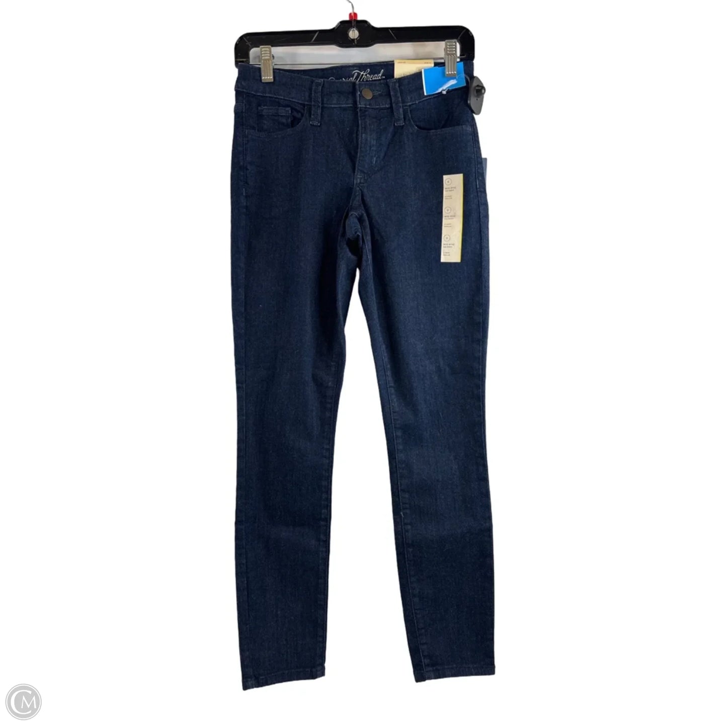 Jeans Skinny By Universal Thread In Blue Denim, Size: 0