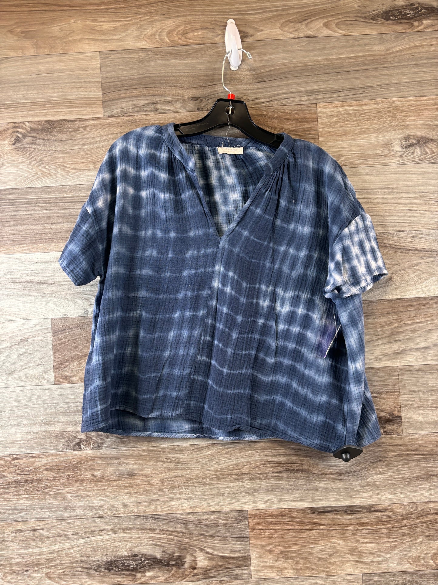 Blue Top Short Sleeve Just Living, Size S