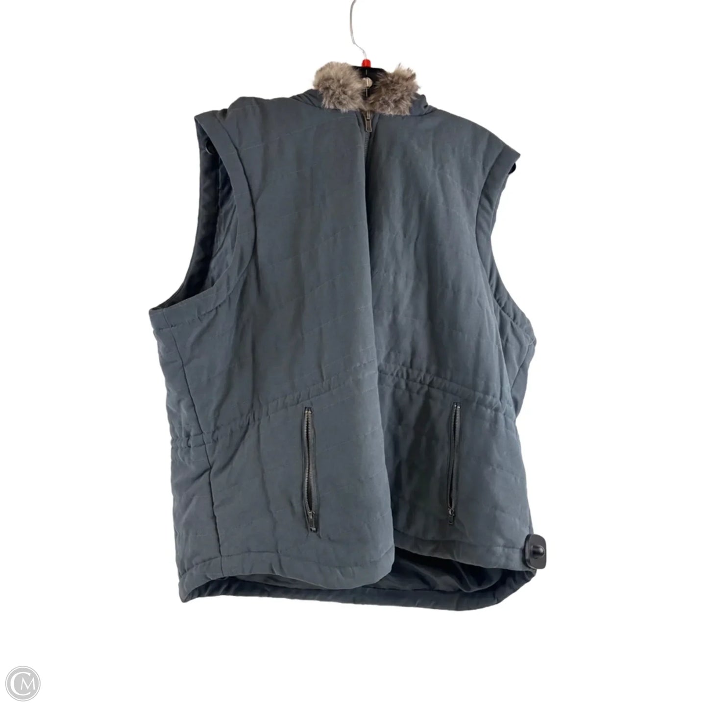 Vest Puffer & Quilted By Tribal In Blue, Size: Xxl