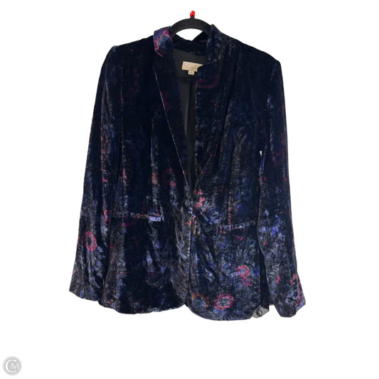 Blazer By Loft In Blue & Purple, Size: S