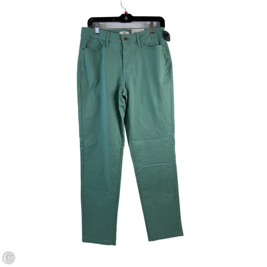 Jeans Straight By Croft And Barrow In Green, Size: 8