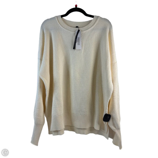Sweater By Clothes Mentor In Cream, Size: Xl