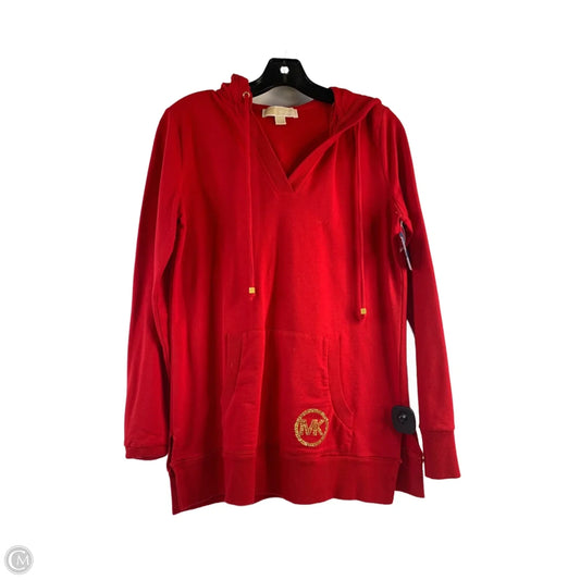 Top Long Sleeve By Michael By Michael Kors In Red, Size: S