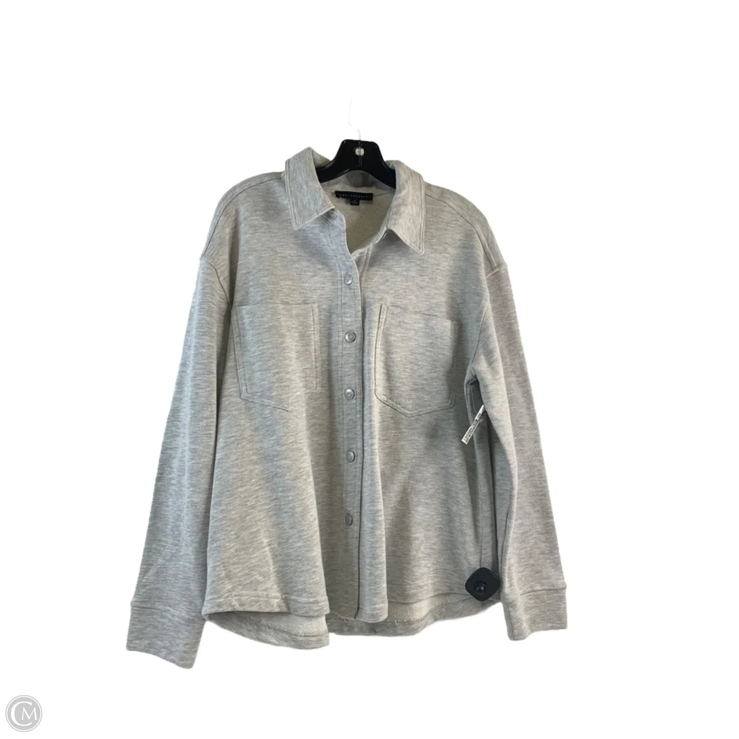 Top Long Sleeve By Jane And Delancey In Grey, Size: M