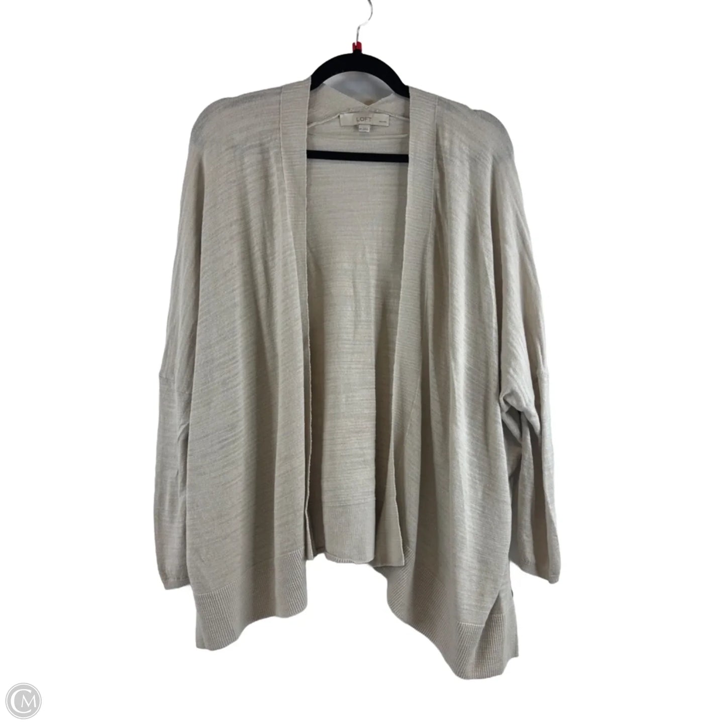 Cardigan By Loft In Cream, Size: Sp