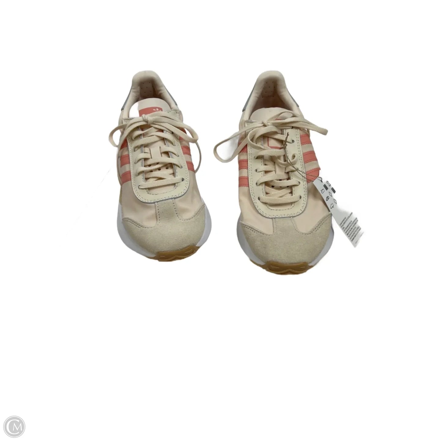 Shoes Athletic By Adidas In Cream & Pink, Size: 6