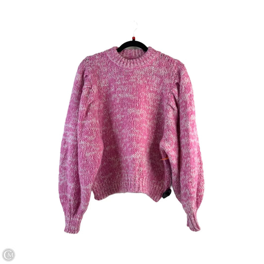 Sweater By Asos In Pink & White, Size: M