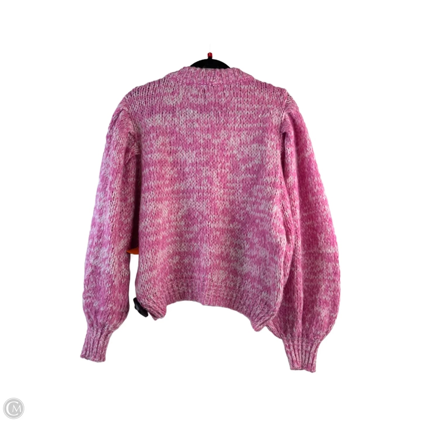 Sweater By Asos In Pink & White, Size: M