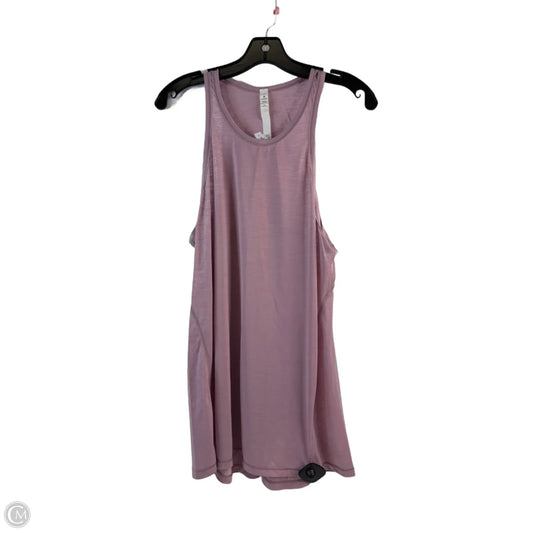 Athletic Tank Top By Lululemon In Pink, Size: 6